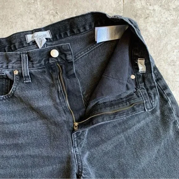 Madewell Black Baggy Tapered Jeans Size 28 - Picture 4 of 8